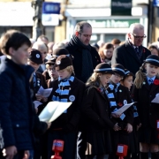People at Remembrance Parade